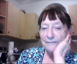 Benilde real italian granny shows nipples