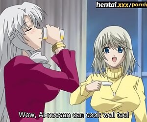 Sexy Slut seduces her future Roommate with her big tits - Hentai.xxx