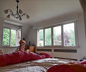 My wife naked on real hidden cam 2