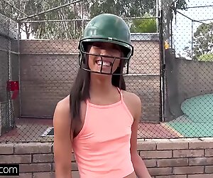 Asian teen Aria Skye gets her tight pussy pounded