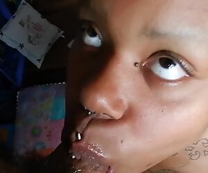 MORNING DEEPTHROAT AND FACIAL